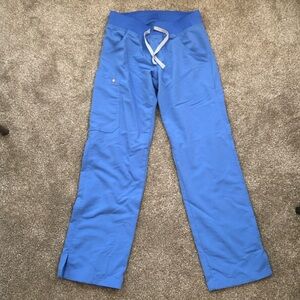 Figs Kade Scrubs in Ceil Blue